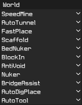 World module category