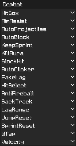 Combat module category